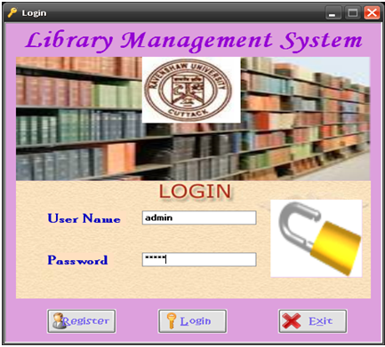 ui design for library management system