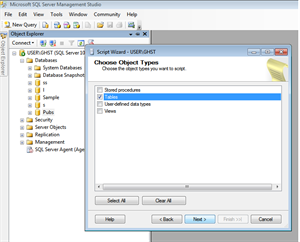 Generate Script with data in SQL Server 2008 steps6