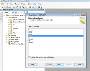 Generate Script with data in SQL Server 2008 steps4